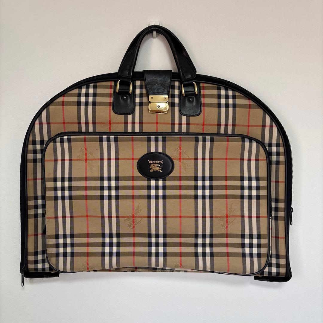 Burberrys バーバリーズ ガーメントケース スーツケース チェック