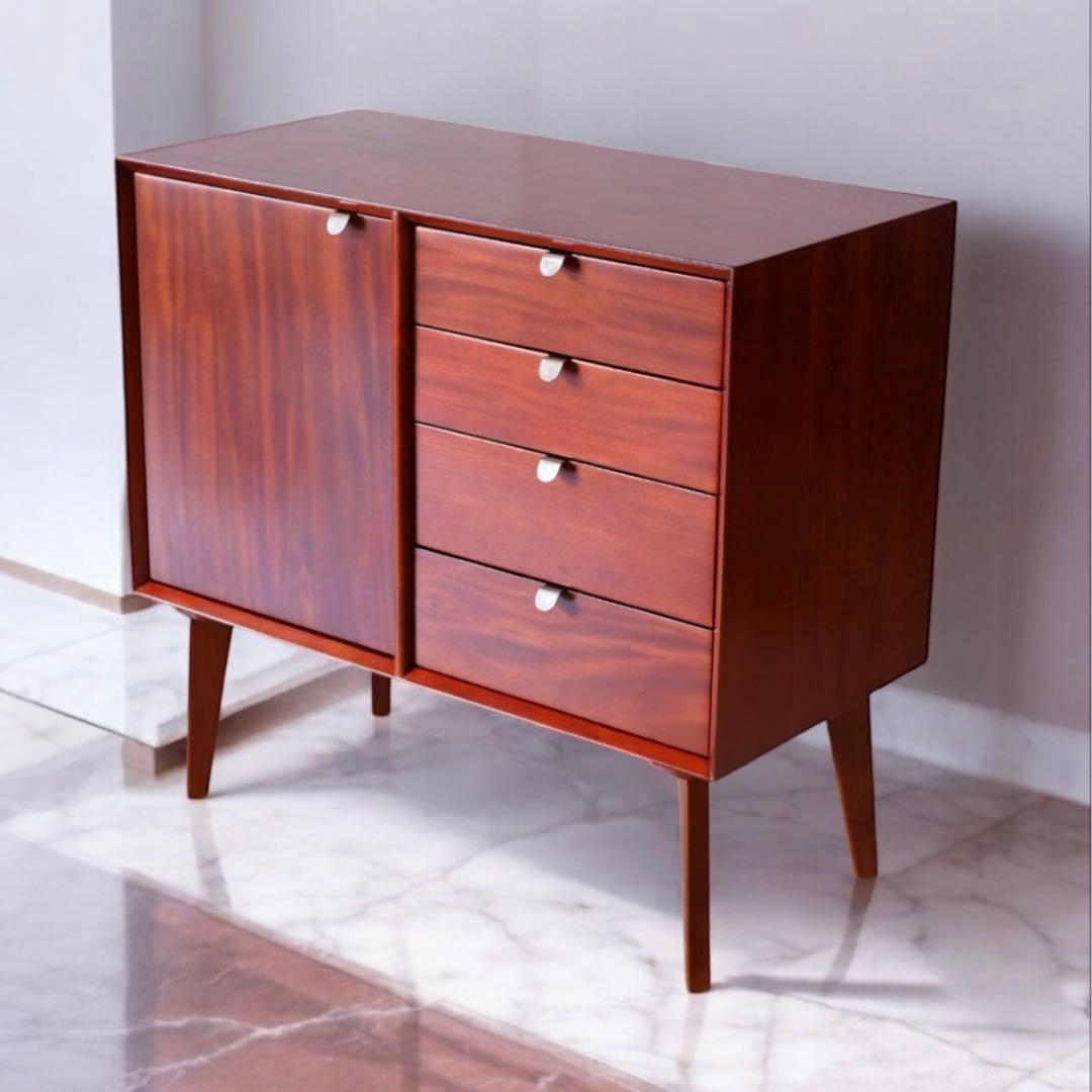 G 新品 北欧 リビングボード キャビネット サイドボード 本棚 収納