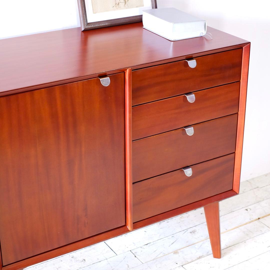 G 新品 北欧 リビングボード キャビネット サイドボード 本棚 収納