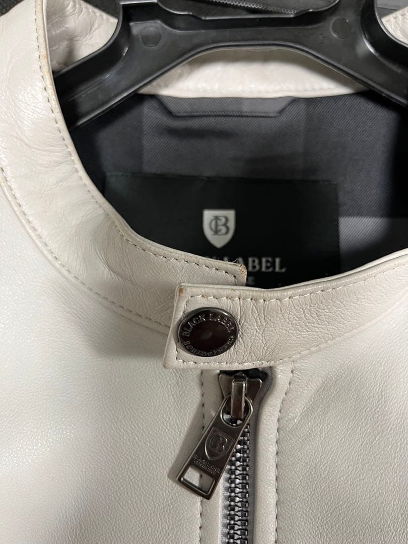 レザーライダースブルゾン　Mサイズ シープレザー