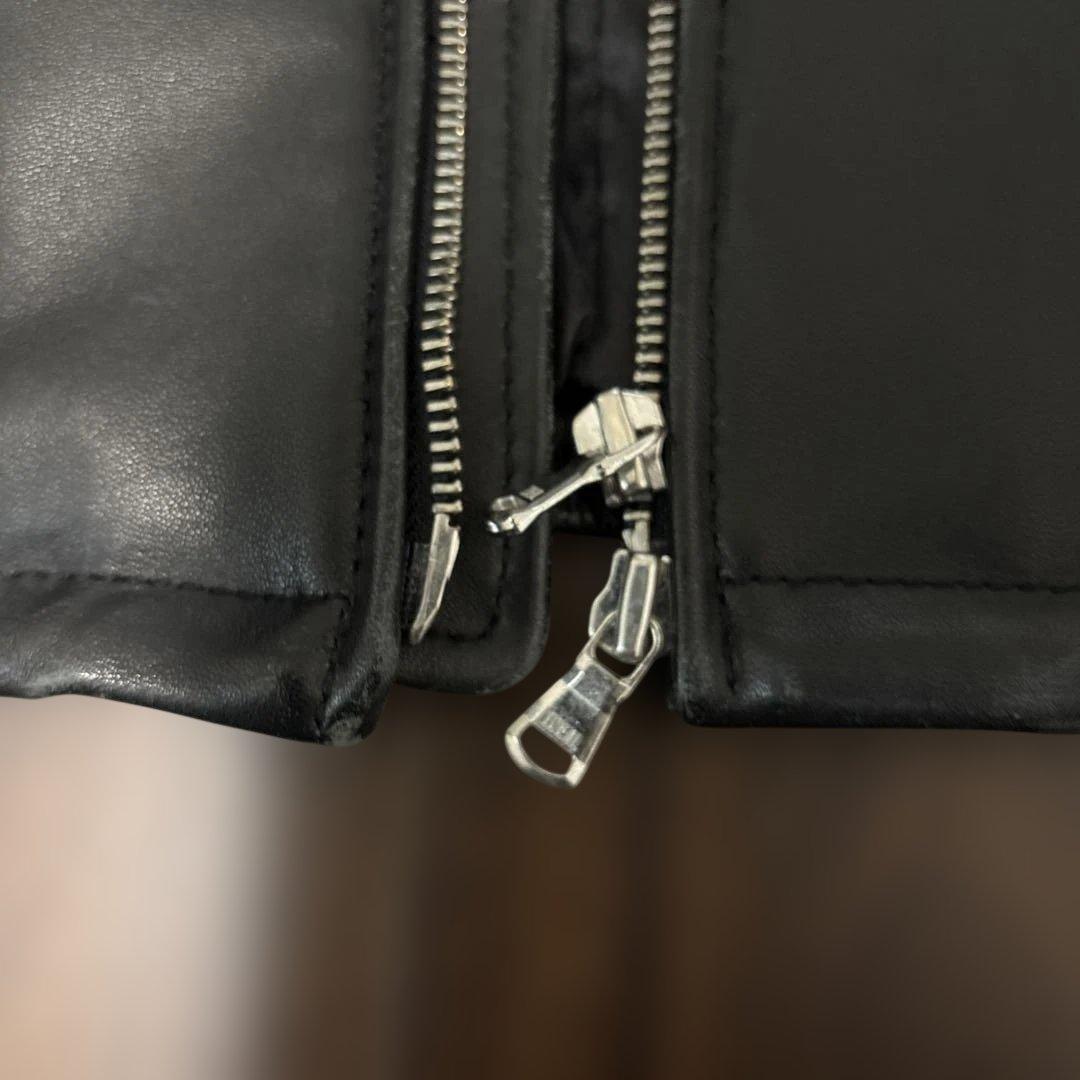 BEAUTY&YOUTH ブラック シングルライダースジャケット L