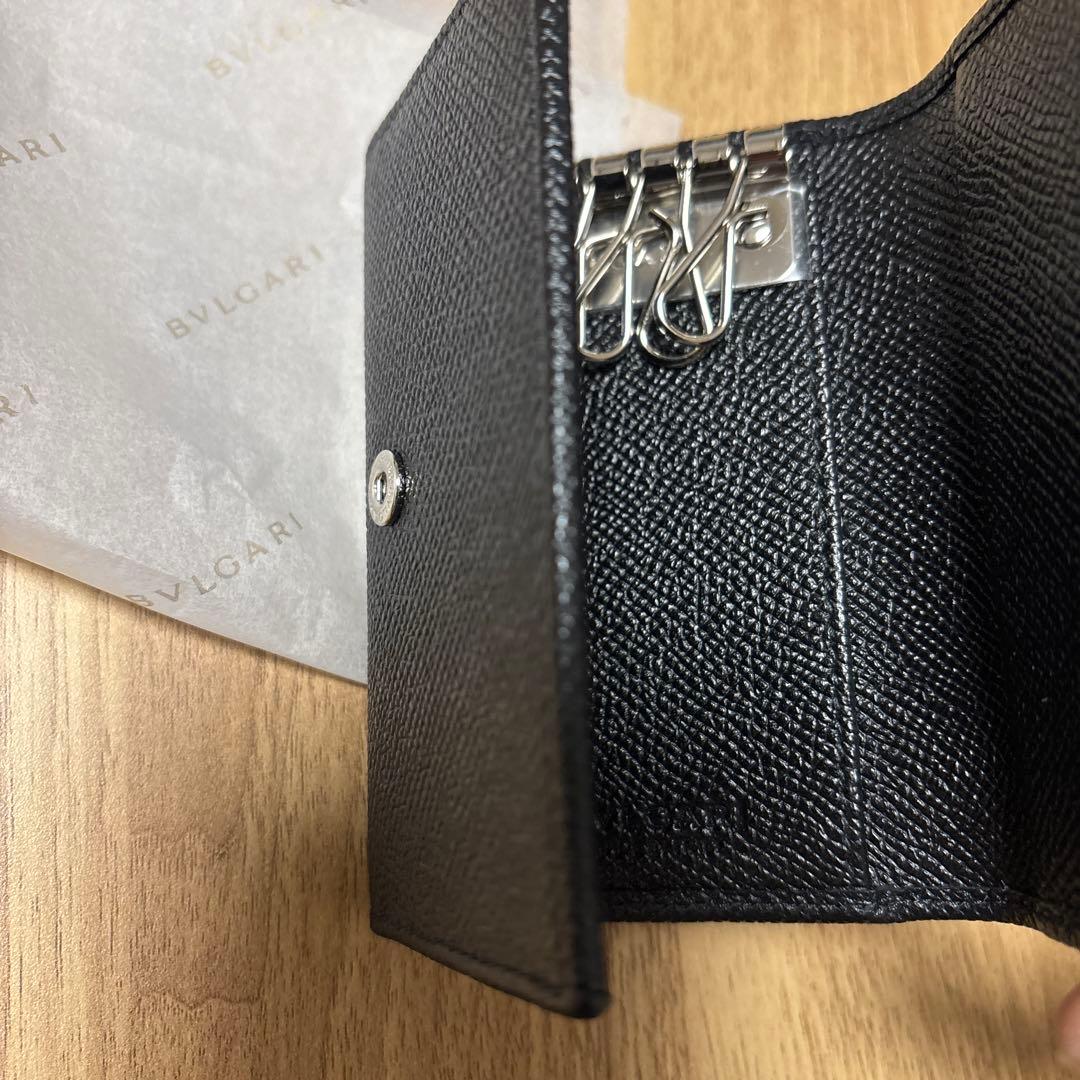 BVLGARI ブルガリ キーケース ブラック 282234