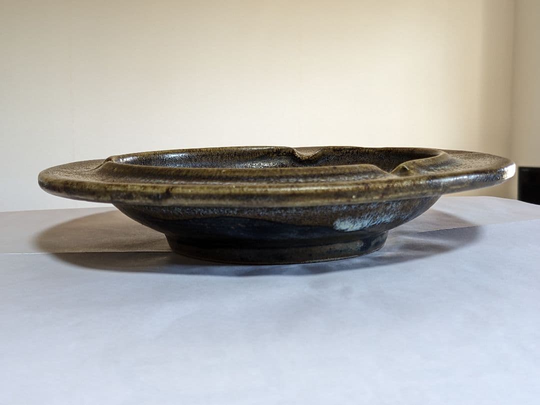 ♦民藝 益子焼 用の美 絶品！灰皿 水盤 花器 コレクション 骨董品アンティーク