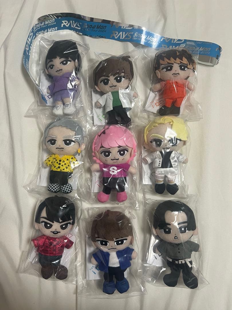 Man すのチルぬいぐるみ9体セット　RAYS銀テープおまけ