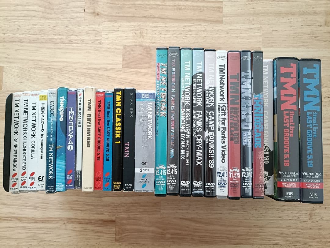 TM NETWORK DVD9枚　CD14枚　VHS3点　追加あり
