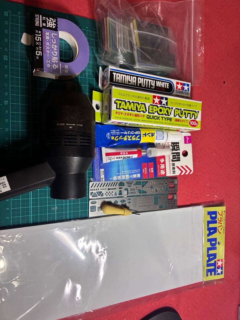 プラモデル引退　エアブラシ付き