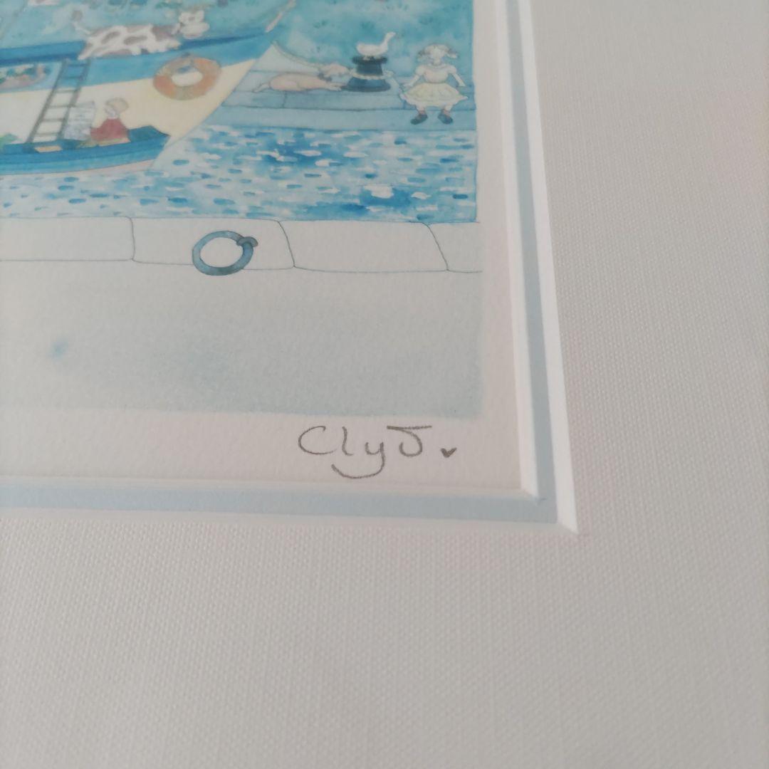 クリーブ 額装 限定版画 ☆ 直筆サイン・エディション有 ☆ちょっと大きめサイズ