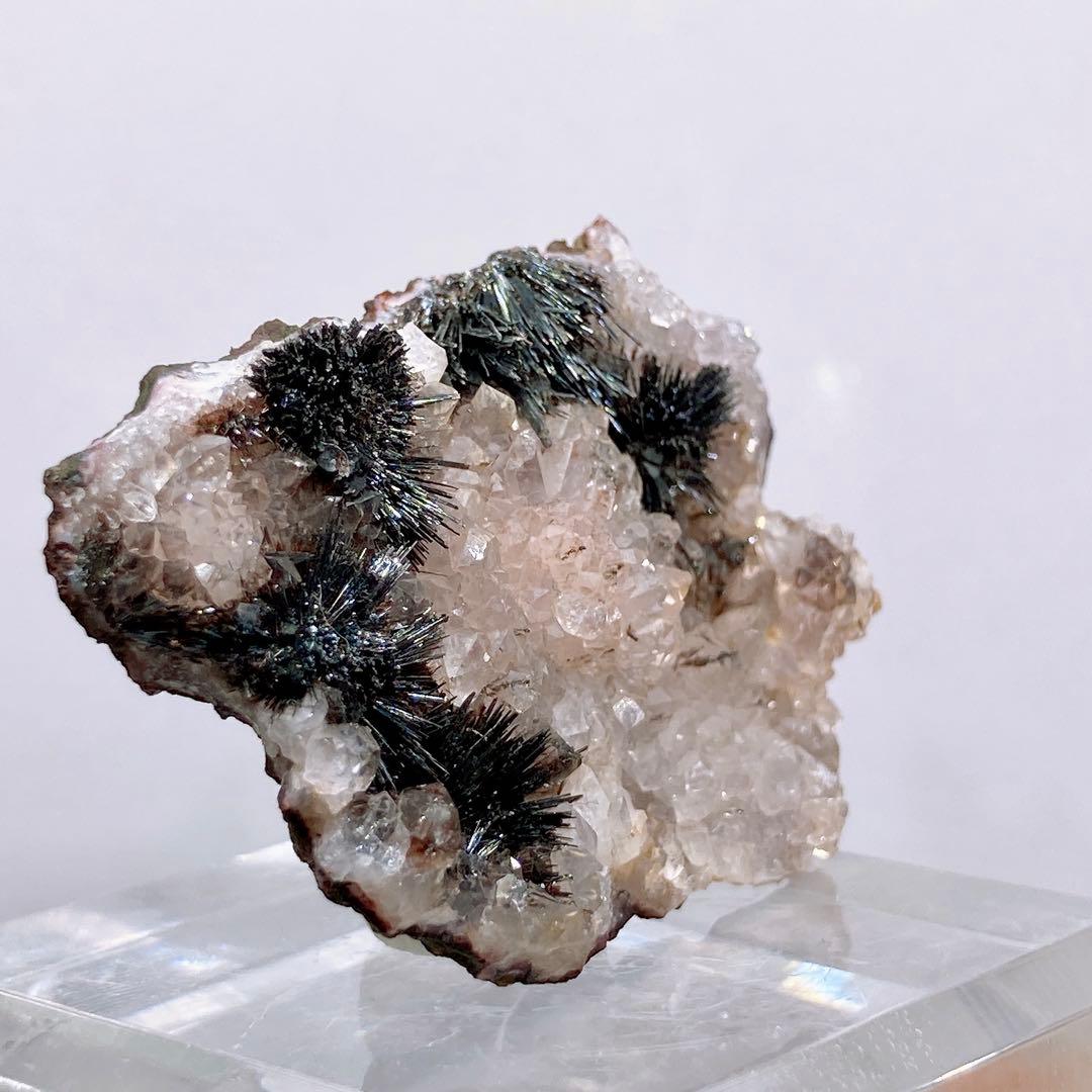 G*G様 ゲーサイト　ローズクォーツ　原石　鉱物標本　天然石　水晶　クォーツ　4