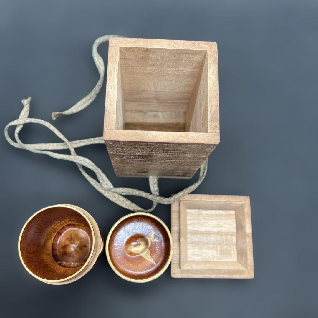 蒔絵　竹立棗　見返時鳥　金彩　漆工芸　共箱　茶道具　伝統工芸