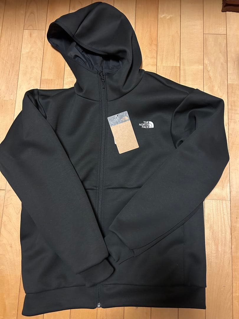 新品　NORTH FACE テックエアースウェットフルジップフーディ ブラック