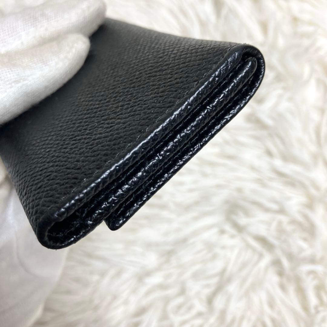 【良品】ブルガリ 6連キーケース ビーゼロワン レザーブラック