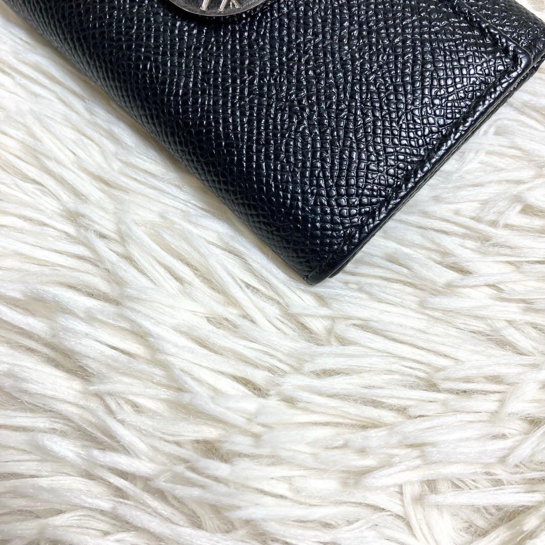 【良品】ブルガリ 6連キーケース ビーゼロワン レザーブラック