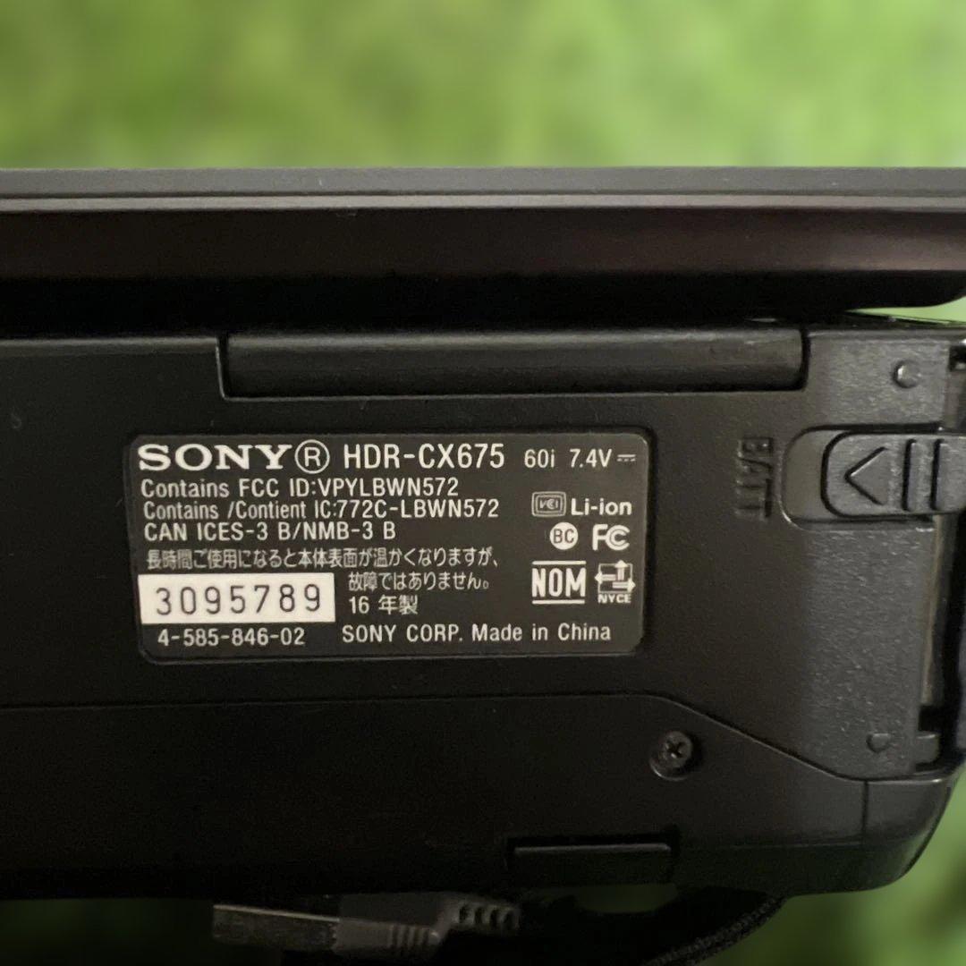 SONY HDR-CX675 ビデオカメラ本体中古