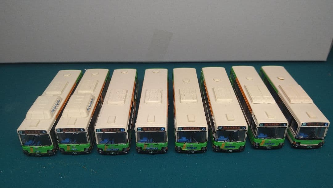 バスコレ都営バス　エルガ12台