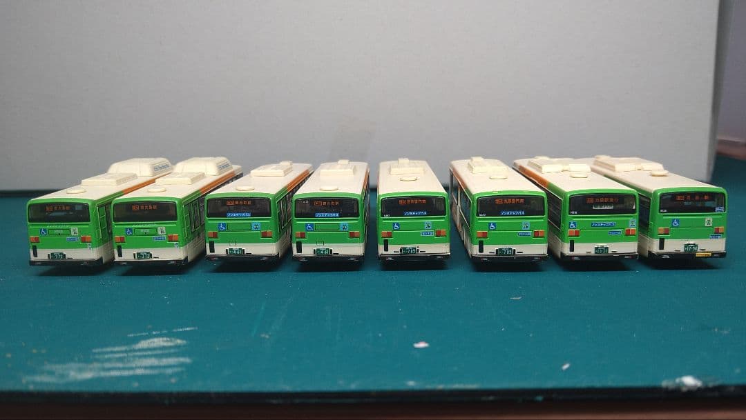 バスコレ都営バス　エルガ12台