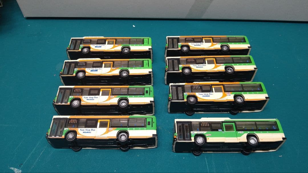 バスコレ都営バス　エルガ12台