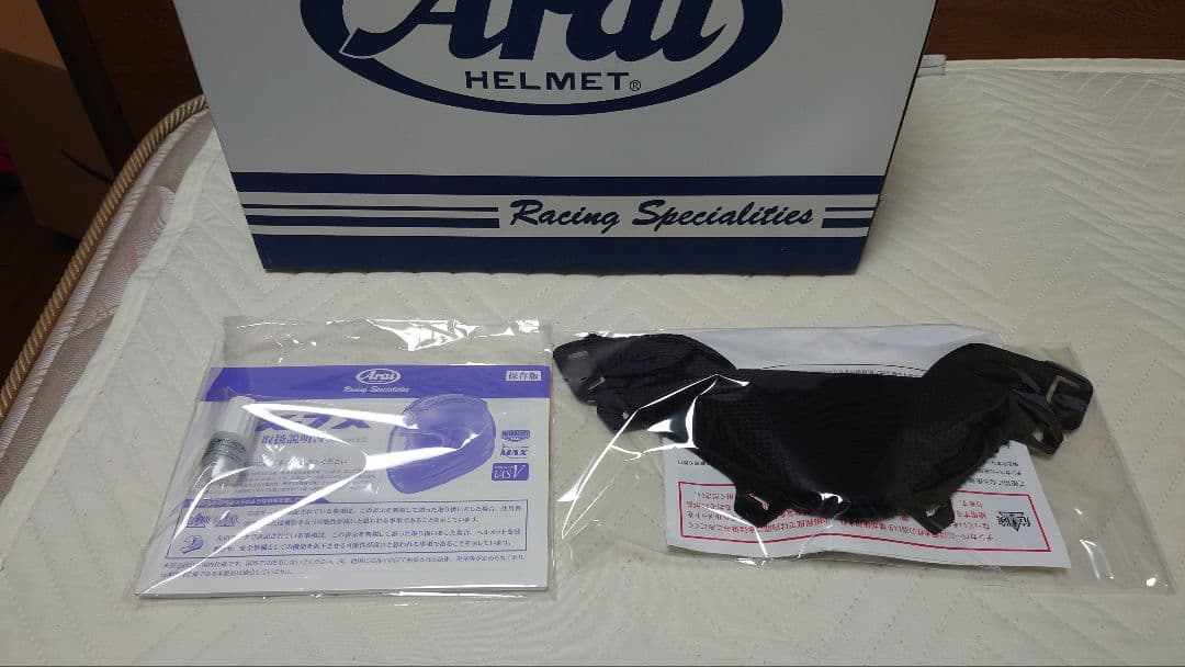 Arai RX-7X ツバサ　フルフェイスヘルメットXL 新品　オプション多数