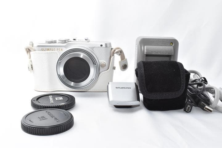 【美品】OLYMPUS PEN E-PL8 ホワイト レンズキット