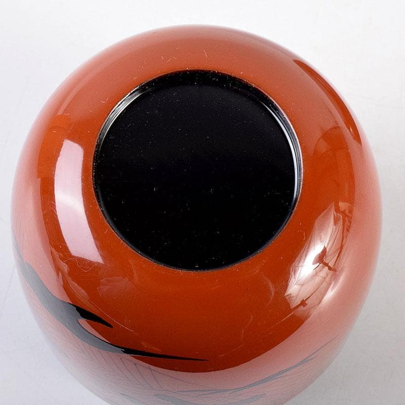 茶道具　山中塗　倉山直彦作　玄々斎好　曙棗　共箱　V　7010