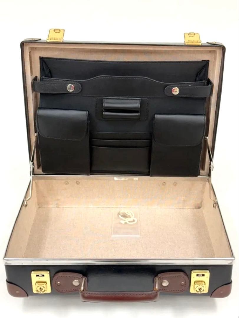 GLOBE TROTTER グローブトロッター　アタッシュ ブラック/ブラウン