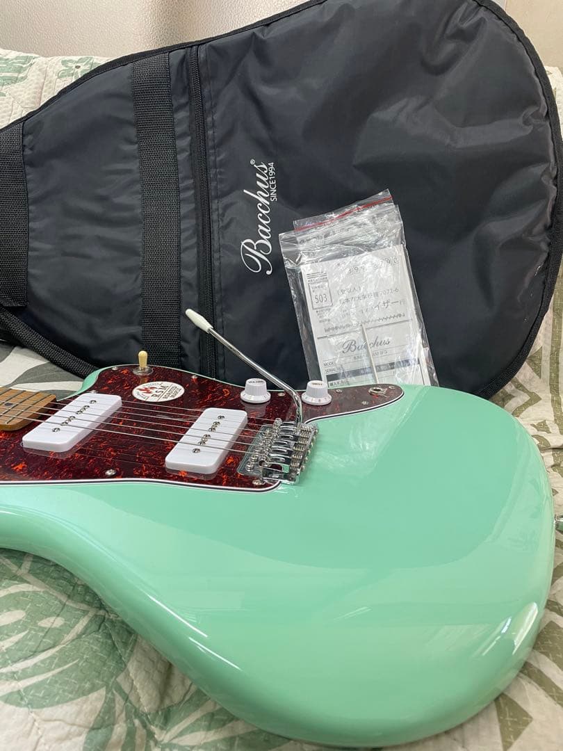 【Bacchus】BJM-1-RSM/M （SFG） ジャズマスター タイプ