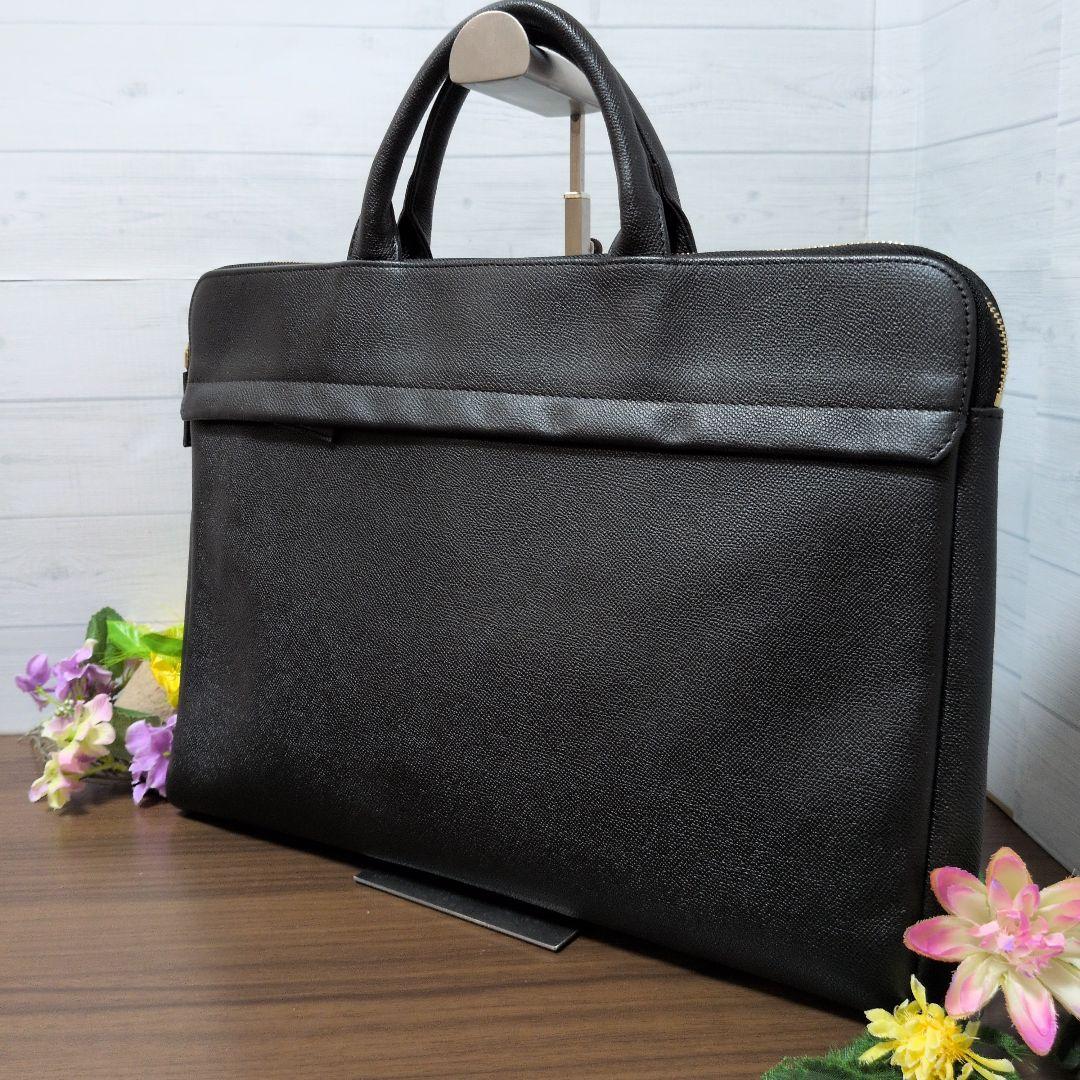 TRION　トライオン　ビジネスバッグ　ブリーフケース　薄マチ　極美品　メンズ