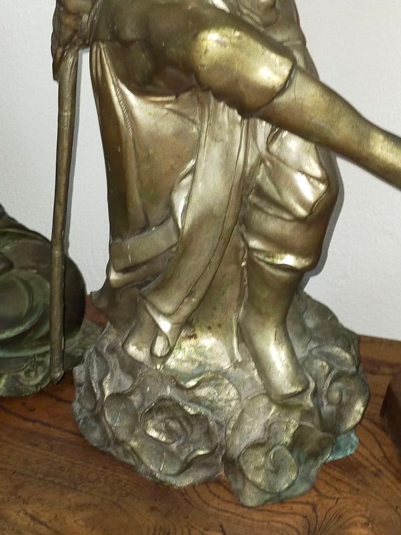 ♥値下げ！　孫悟空　ブロンズ像　１０．２ｋｇ　銅像　西遊記　仏像　骨董　古玩