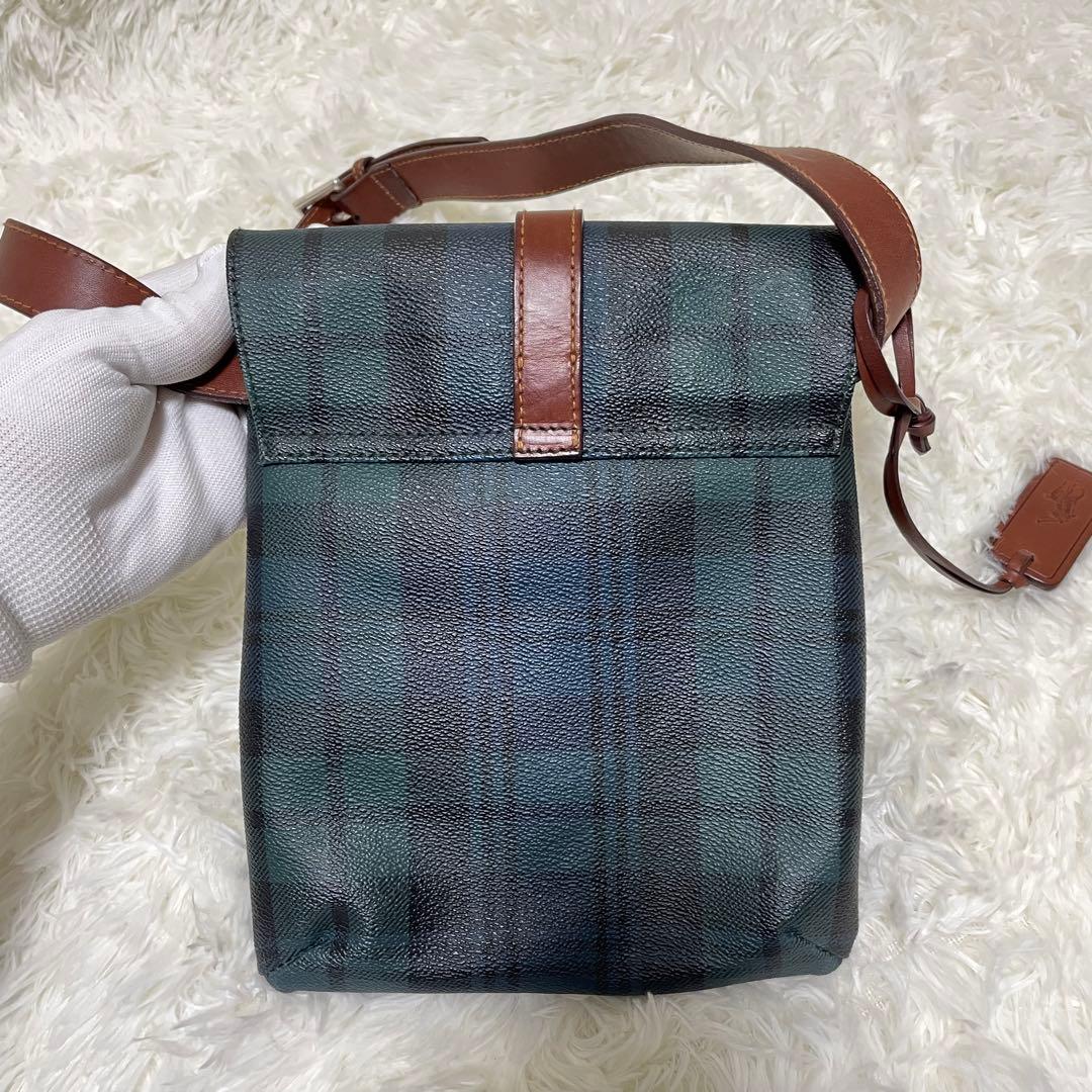 希少　美品　ラルフローレン　ショルダーバッグ　フラップ　チャーム　ワンショルダー