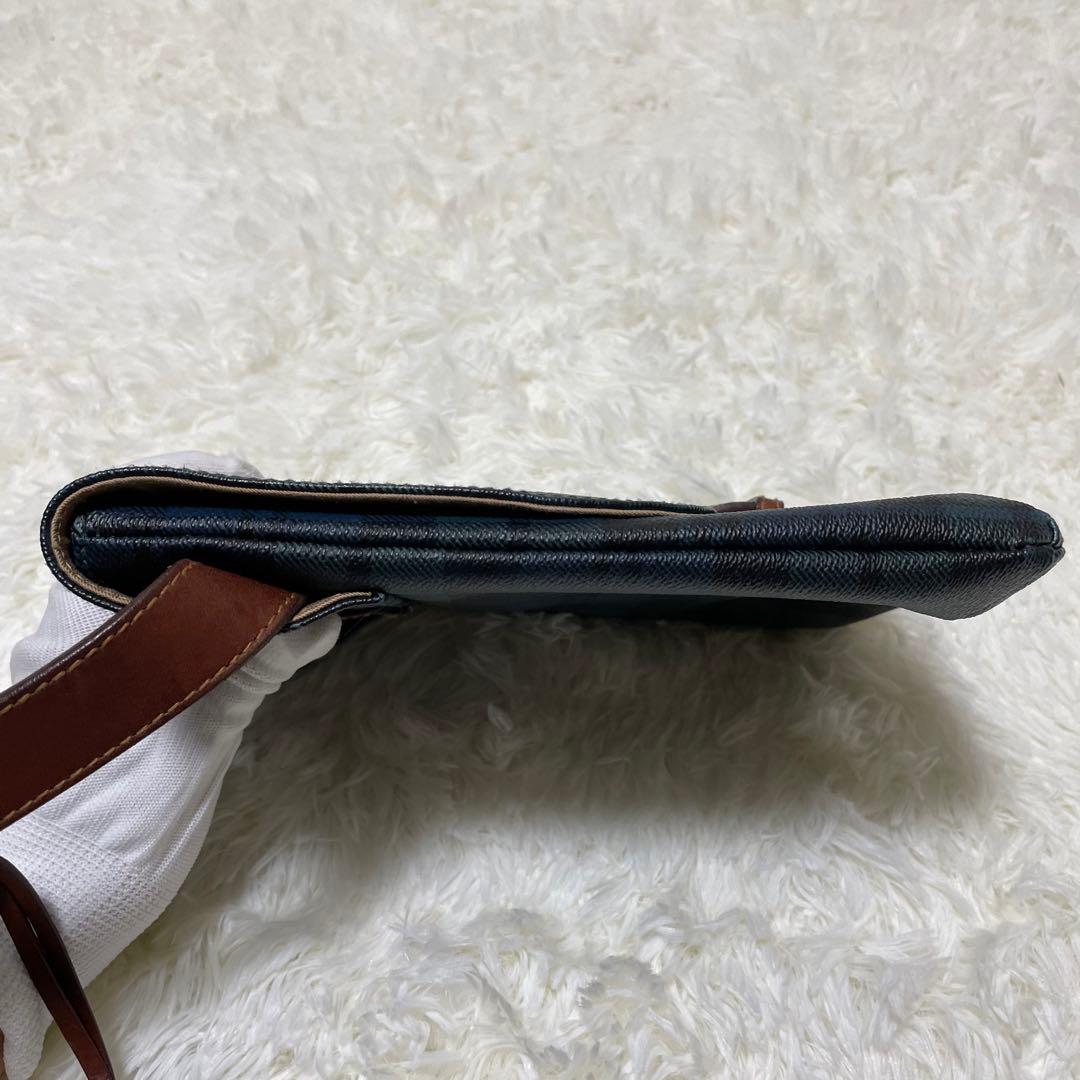 希少　美品　ラルフローレン　ショルダーバッグ　フラップ　チャーム　ワンショルダー