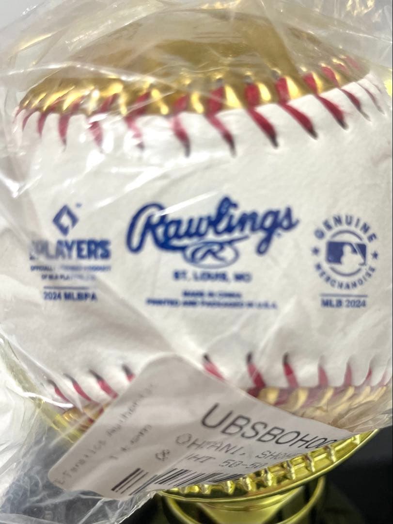 大谷翔平　直筆サインボール ロゴ入りディスプレイケース付