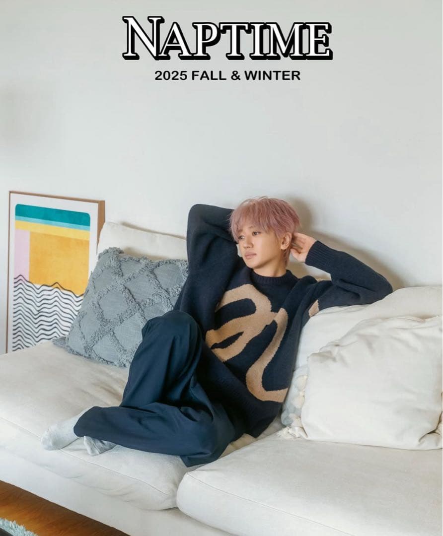 ナップタイム　naptime. Nissy 西島隆弘　プルオーバー　ネイビー