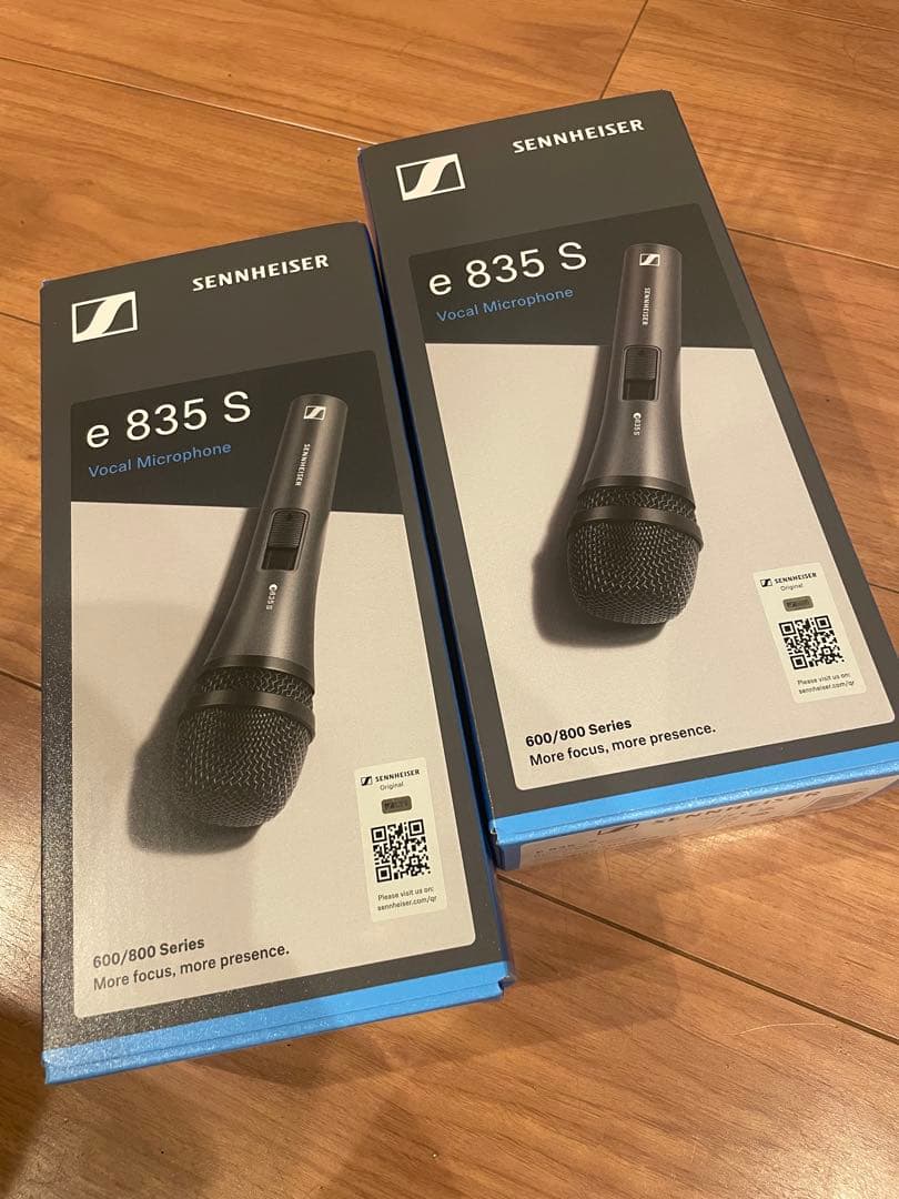 SENNHEISER e 835-S ダイナミックマイク スイッチ付 新品2本