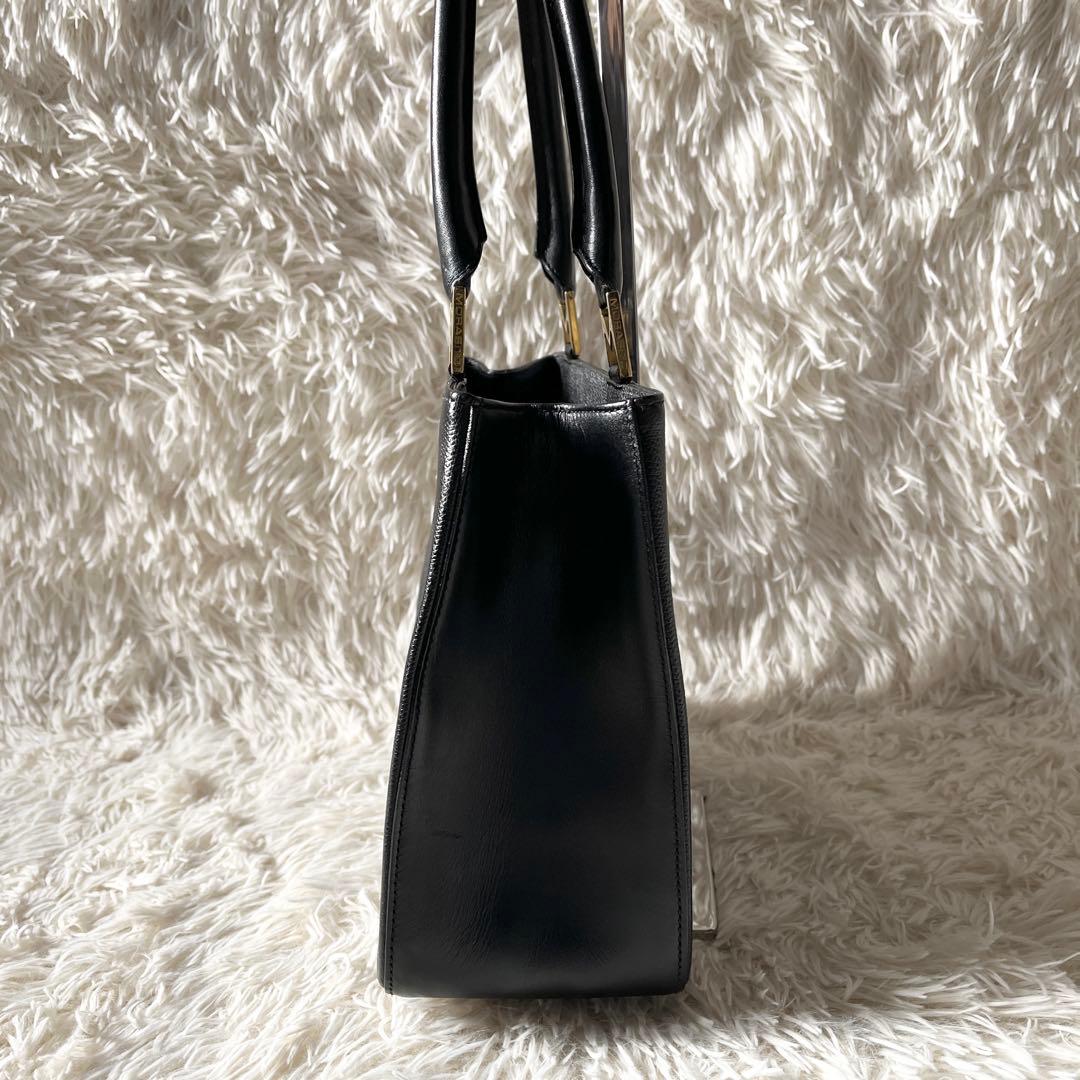 ⭐️未使用級⭐️　MORABITO　モラビト　M金具　ハンドバッグ　ブラック