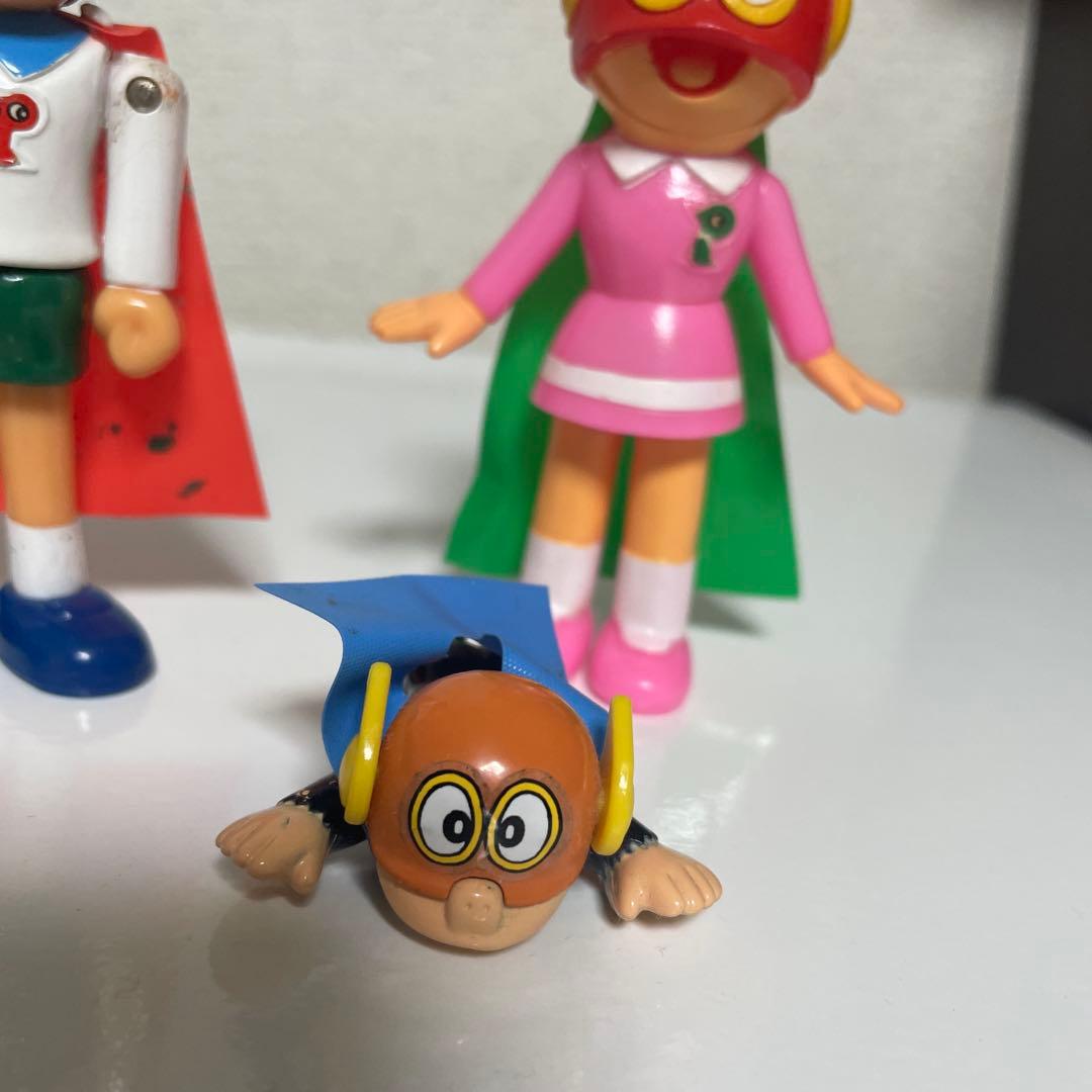 昭和レトロ　バンダイ　ヴィンテージ　超合金　グルグル　パーマン1号2号パー子3号