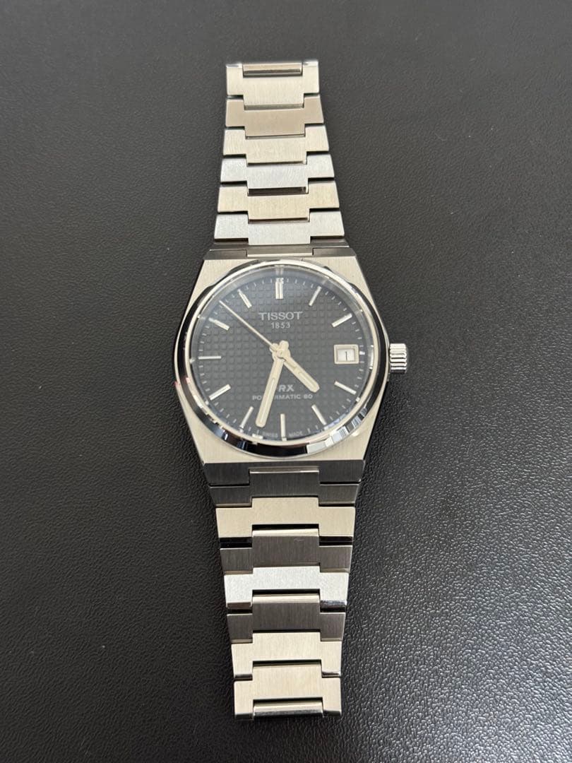 TISSOT PRX 35mm パワーマティック80 自動巻 ブラック