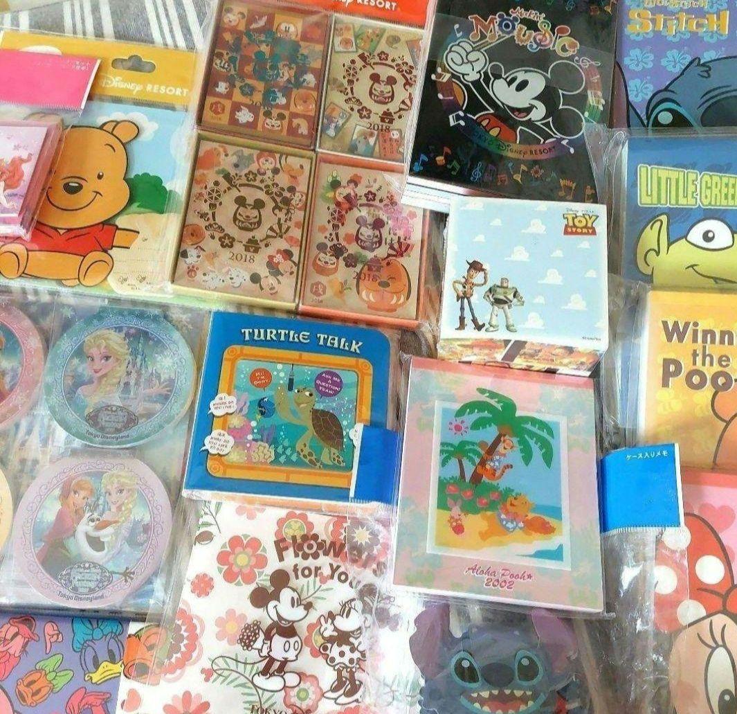 ディズニー★メモ帳 まとめ売り ５０点以上 レアあり!