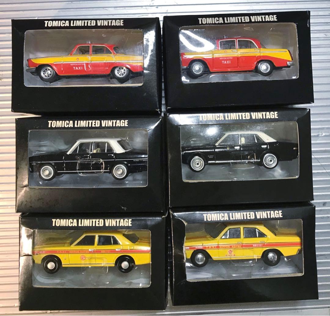 トミカ リミテッドヴィンテージ 日本交通タクシー 6台
