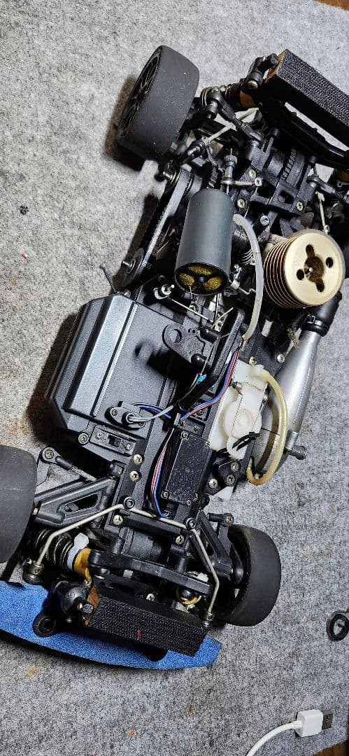 京商RC 1/10 エンジン　ラジコンカー サンワプロポ、受信機セット