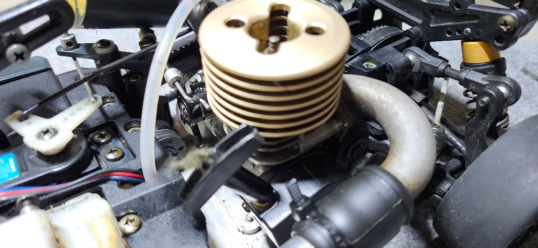 京商RC 1/10 エンジン　ラジコンカー サンワプロポ、受信機セット