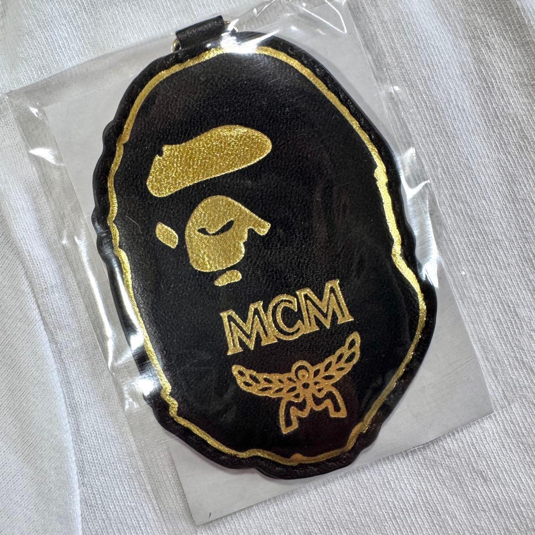 新品 MCM BY BATHING APE ホワイトTシャツphenomenon