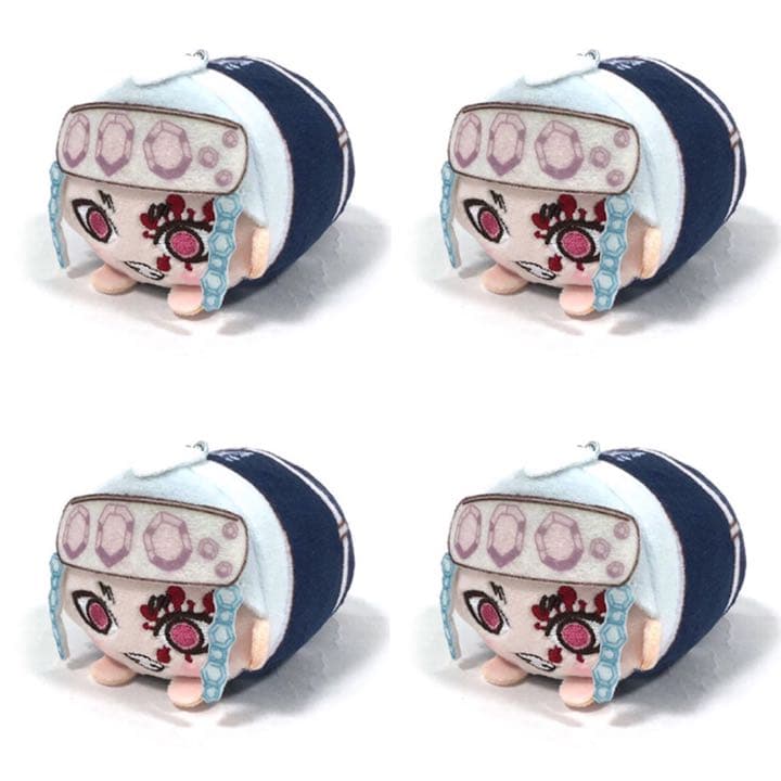 新品★鬼滅の刃【宇髄天元】もちころりん★ぬいぐるみマスコット★4点セット