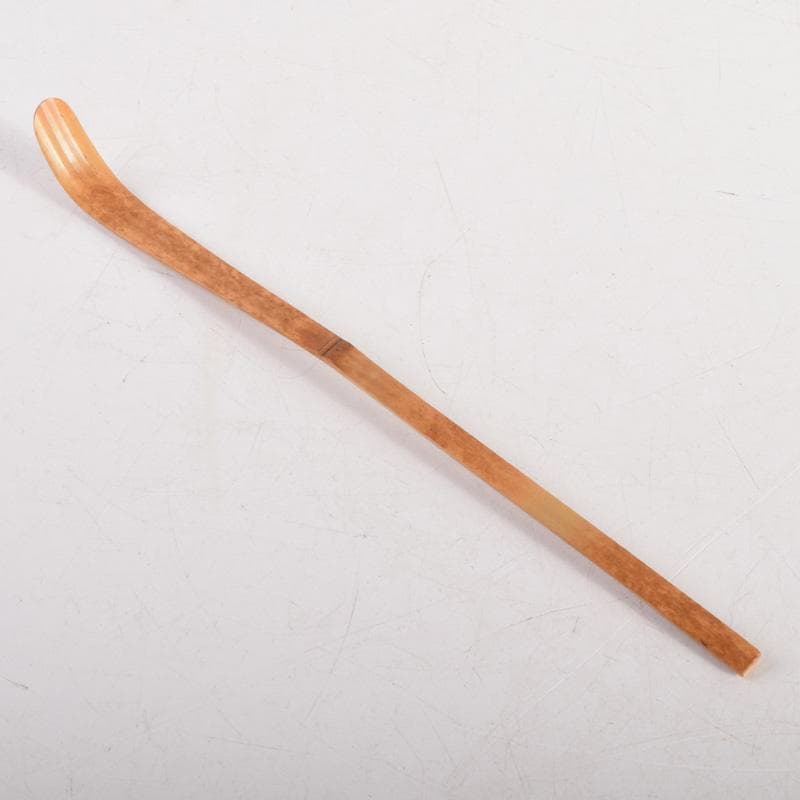 茶道具　宗春作　茶杓　銘「紅葉狩」　前大徳　柳生紹尚書付　共筒共箱　C　8288