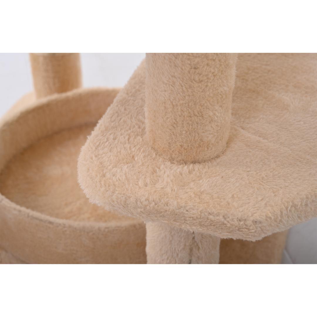 据え置き型 麻紐 爪とぎ 多頭飼い 宇宙船キャットタワー 据え置き型