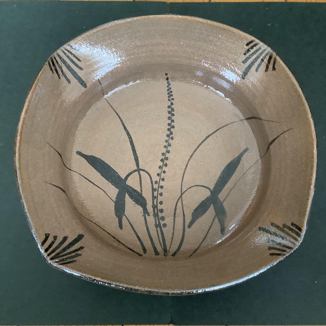 茶道 道具 絵唐津 鉢 中里重利 桐箱