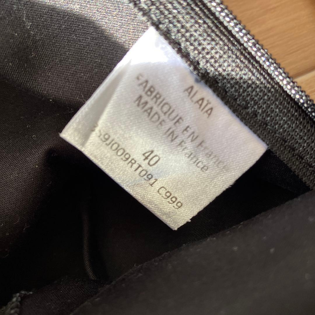 Alaïa ブラック フレアスカート 40