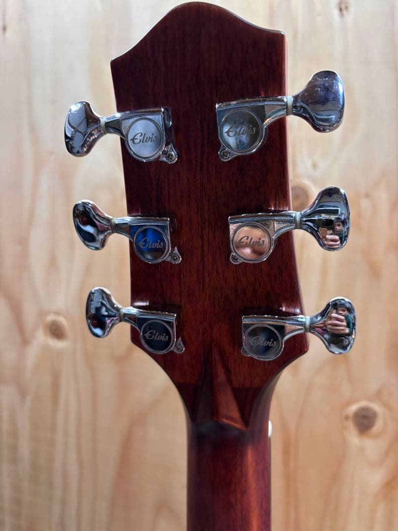 オールマホガニートップ単板/Elvis Ⅱ アコースティックギター ほぼ未使用品