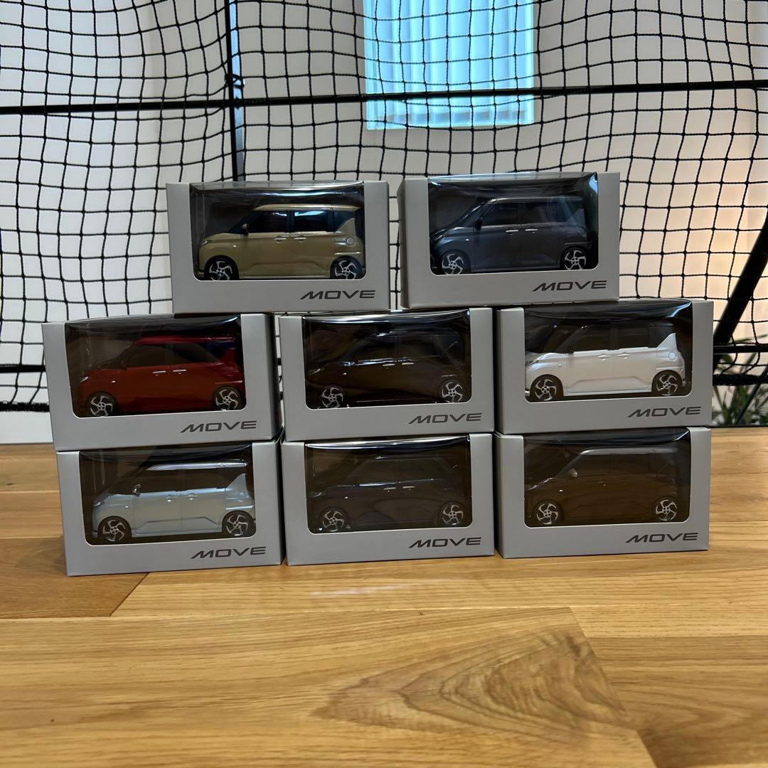 新型ムーブ　MOVE ミニカー プルバックカー　全種類セット
