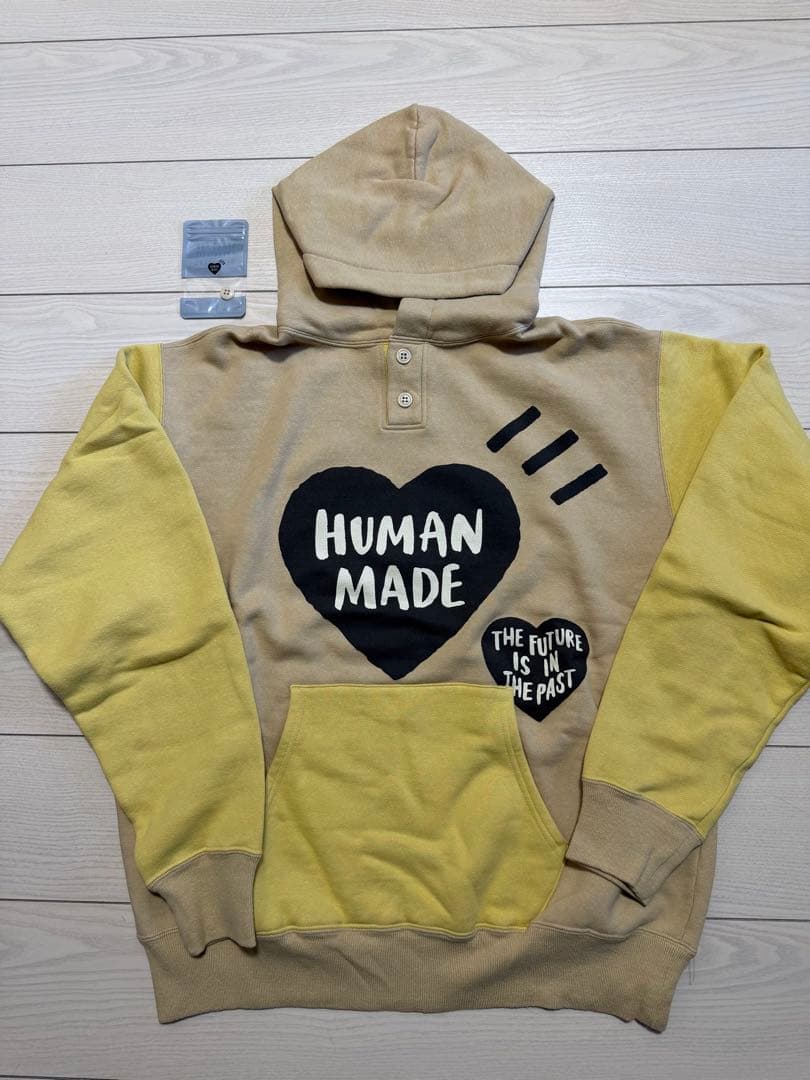 HUMAN MADE パーカー BEIGE ベージュ　Lサイズ