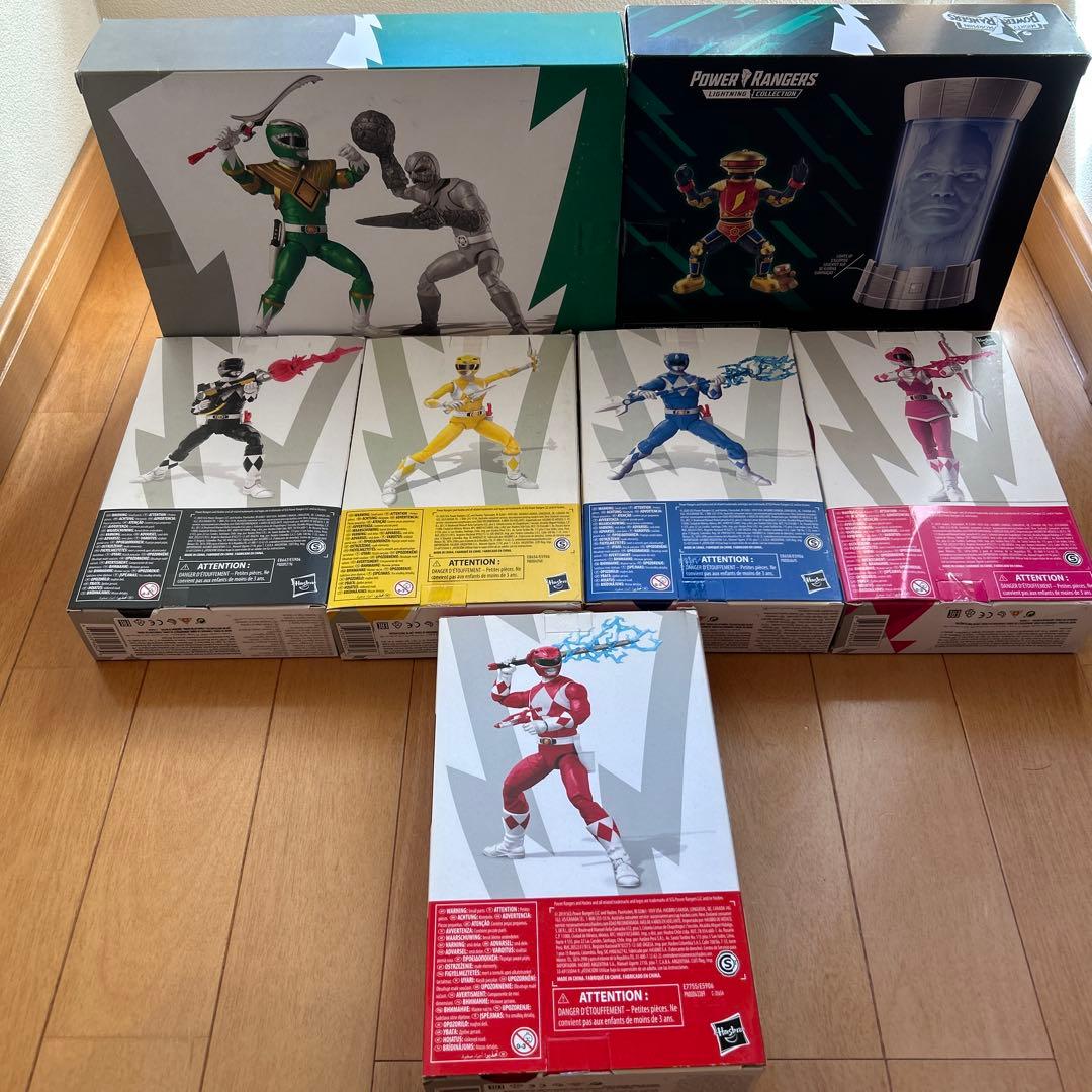 パワーレンジャーライトニングコレクションセット　ハズブロ恐竜戦隊ジュウレンジャー