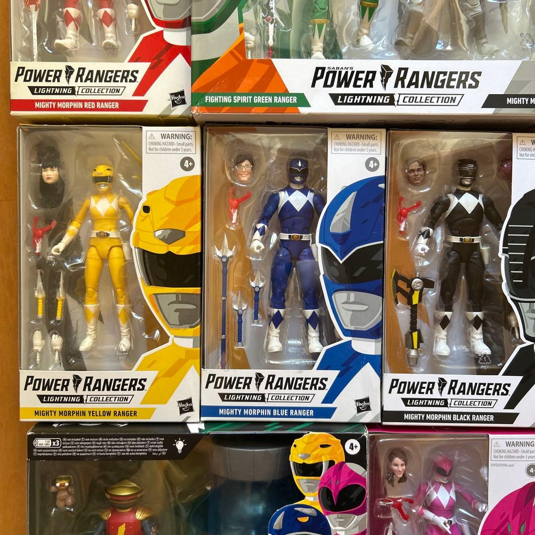 パワーレンジャーライトニングコレクションセット　ハズブロ恐竜戦隊ジュウレンジャー